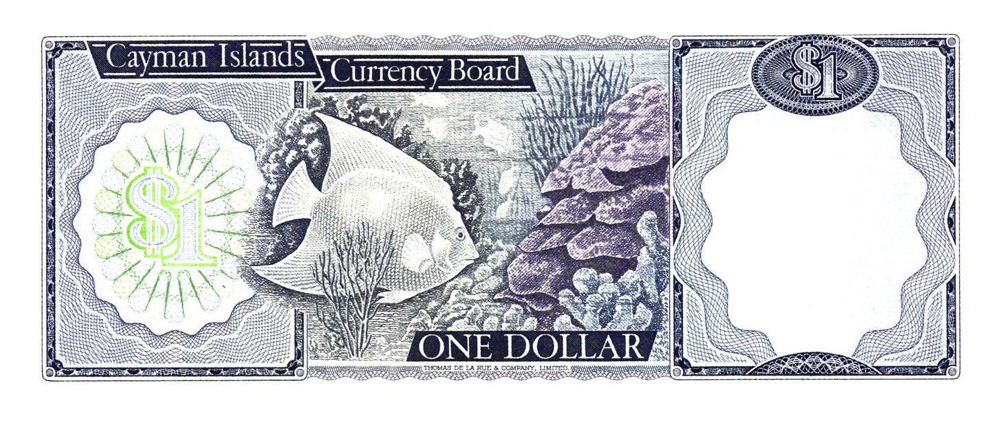 Cayman Islands 1 Dollar 1974, P5c, UNC