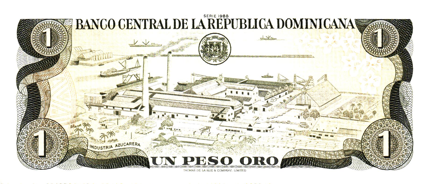 Dominican Republic 1 Peso Ore 1988, P126c, UNC