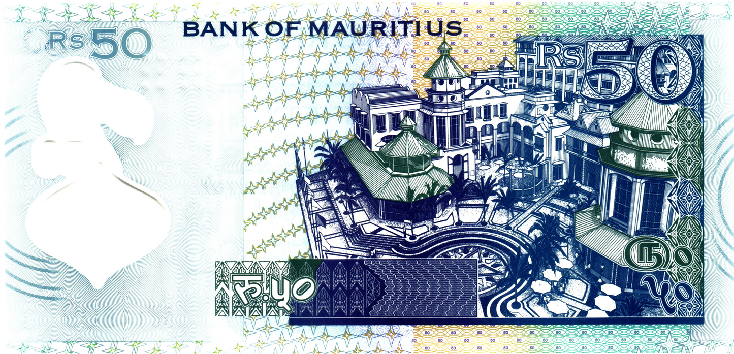 Mauritius 50 Rupees 2013, P65, UNC