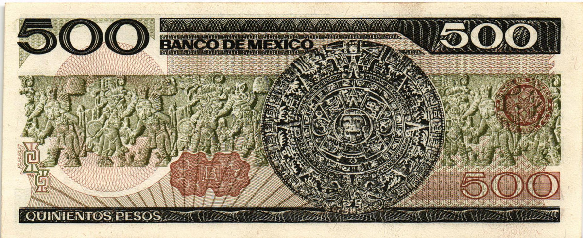 Mexico 500 Pesos 14.3.1983, P79a, UNC