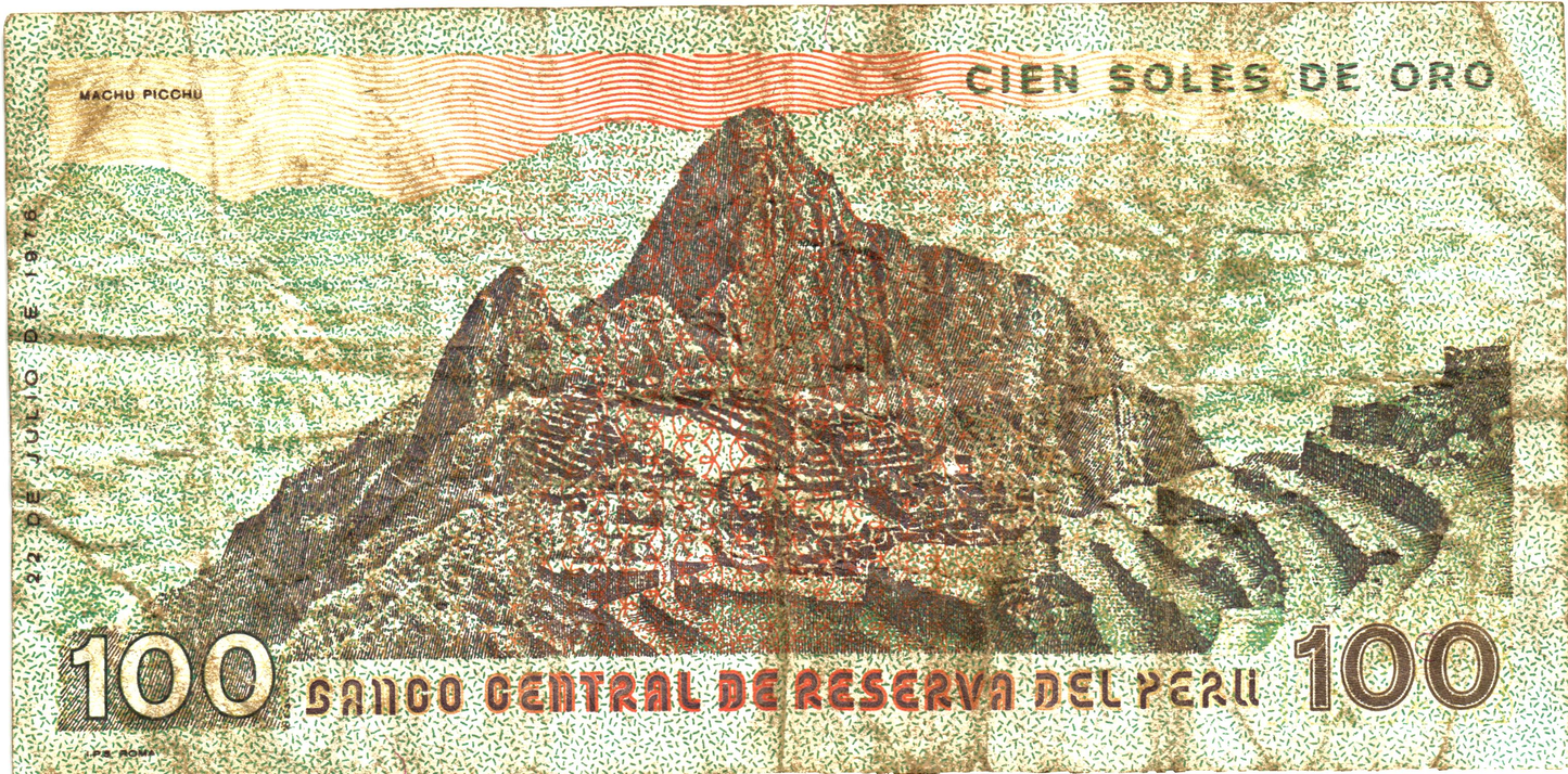 Peru 100 Soles de Oro 1976, P114, G