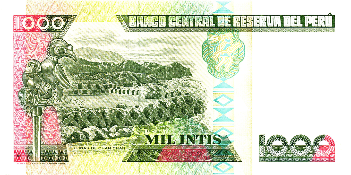 Peru 1000 Intis 1988, P136, UNC