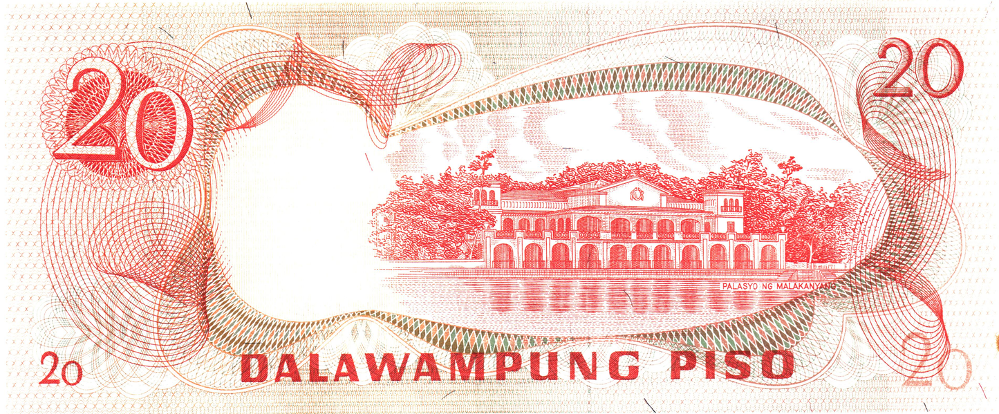 Philippines 20 Pesos ND, P145, UNC