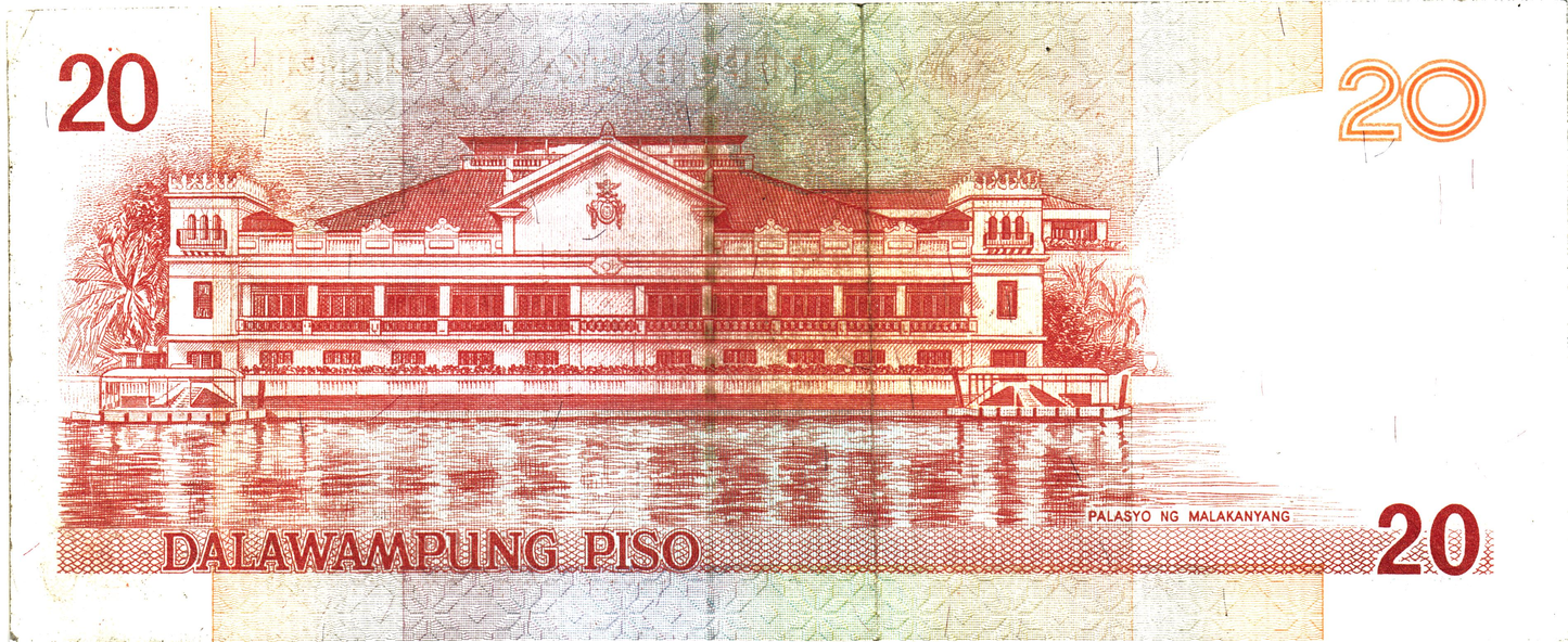 Philippines 20 Piso 2003, P182i, XF