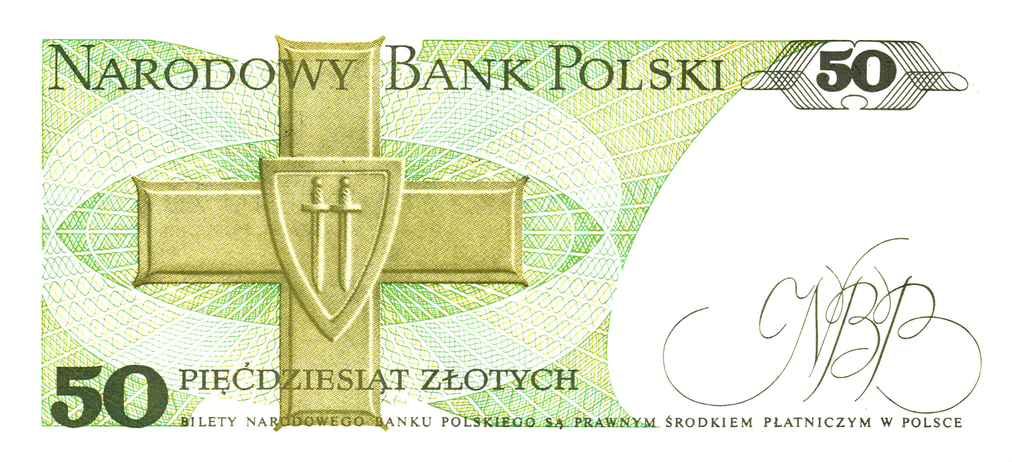 Poland 50 Zlotych 1988, P142c, UNC