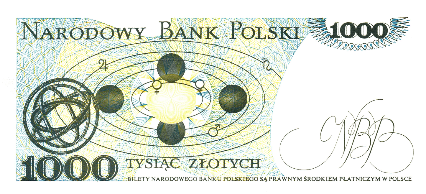 Poland 1000 Zlotych 1982, P146c, UNC