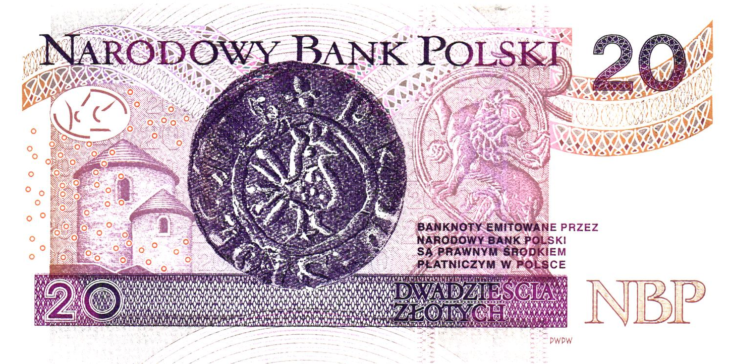 Poland 20 Zlotych 2012, P184, UNC