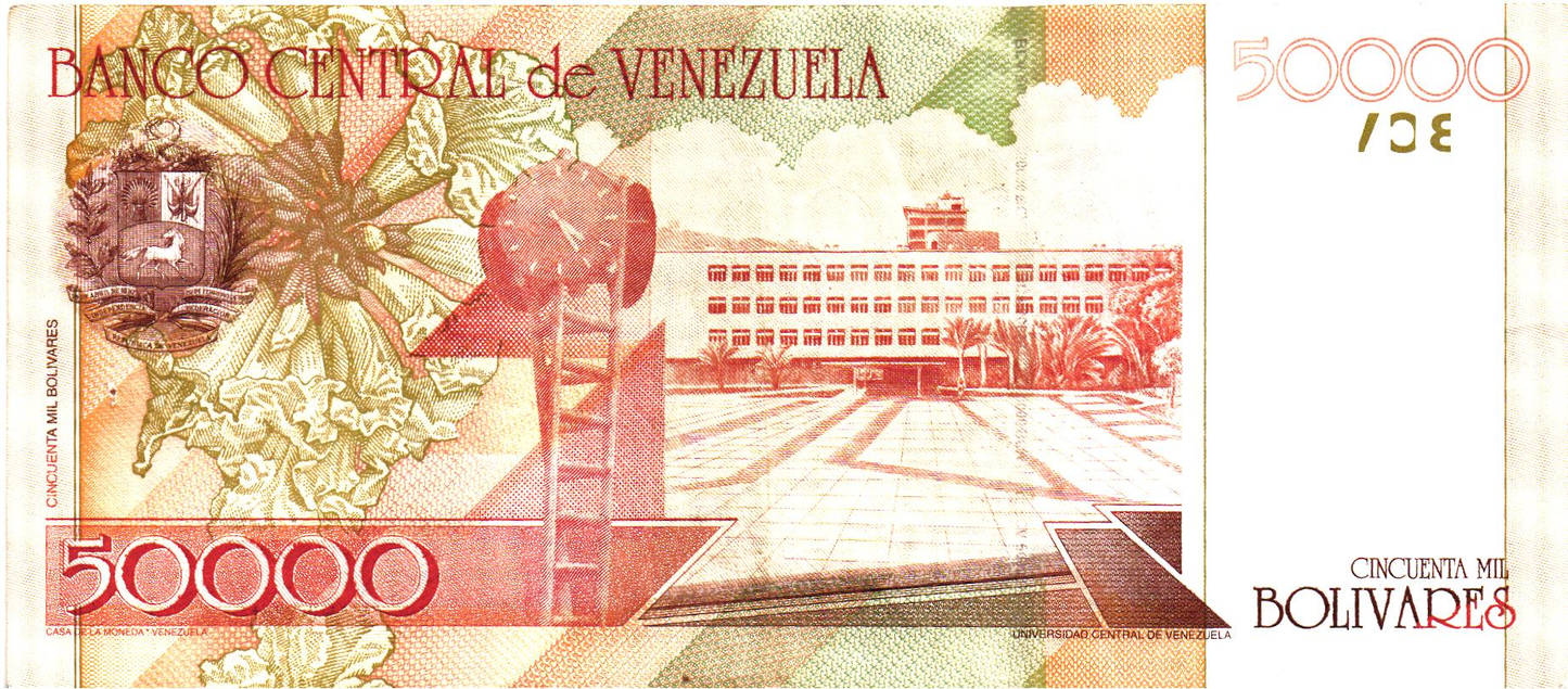 Venezuela 50000 Bolivares 2005, P87b, VF