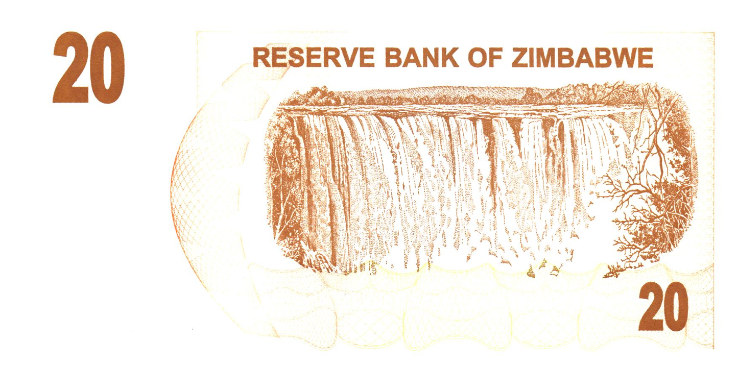 Zimbabwe 20 Dollars 2006, P40, UNC