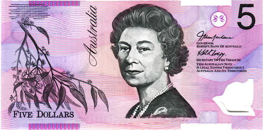Australia 5 Dollars ND, P57b, UNC