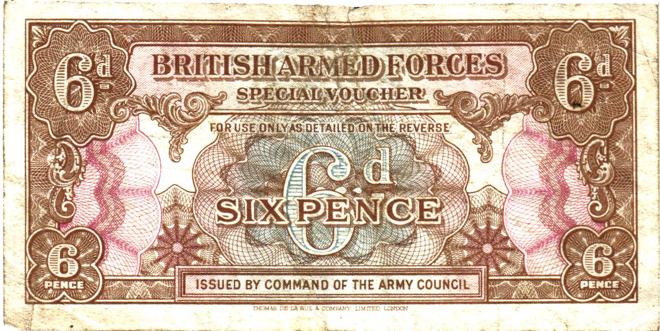 UK, British Armed Forces, P#M10a - issued note