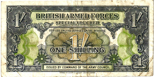 UK, British Armed Forces, P#M11a (RM#24) - issued note