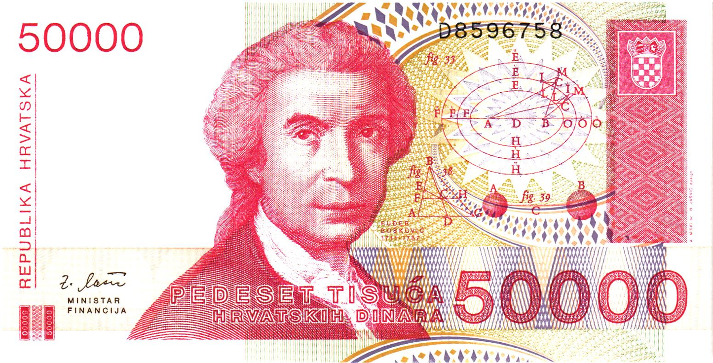 Croatia 50000 Dinara 1993, P26a, UNC