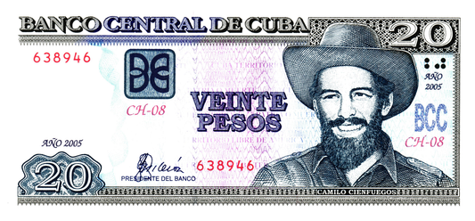 Cuba 20 Pesos 2005, P122b, UNC