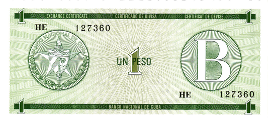 Cuba Set: 1, 5,10,20 pesos ND, B, UNC