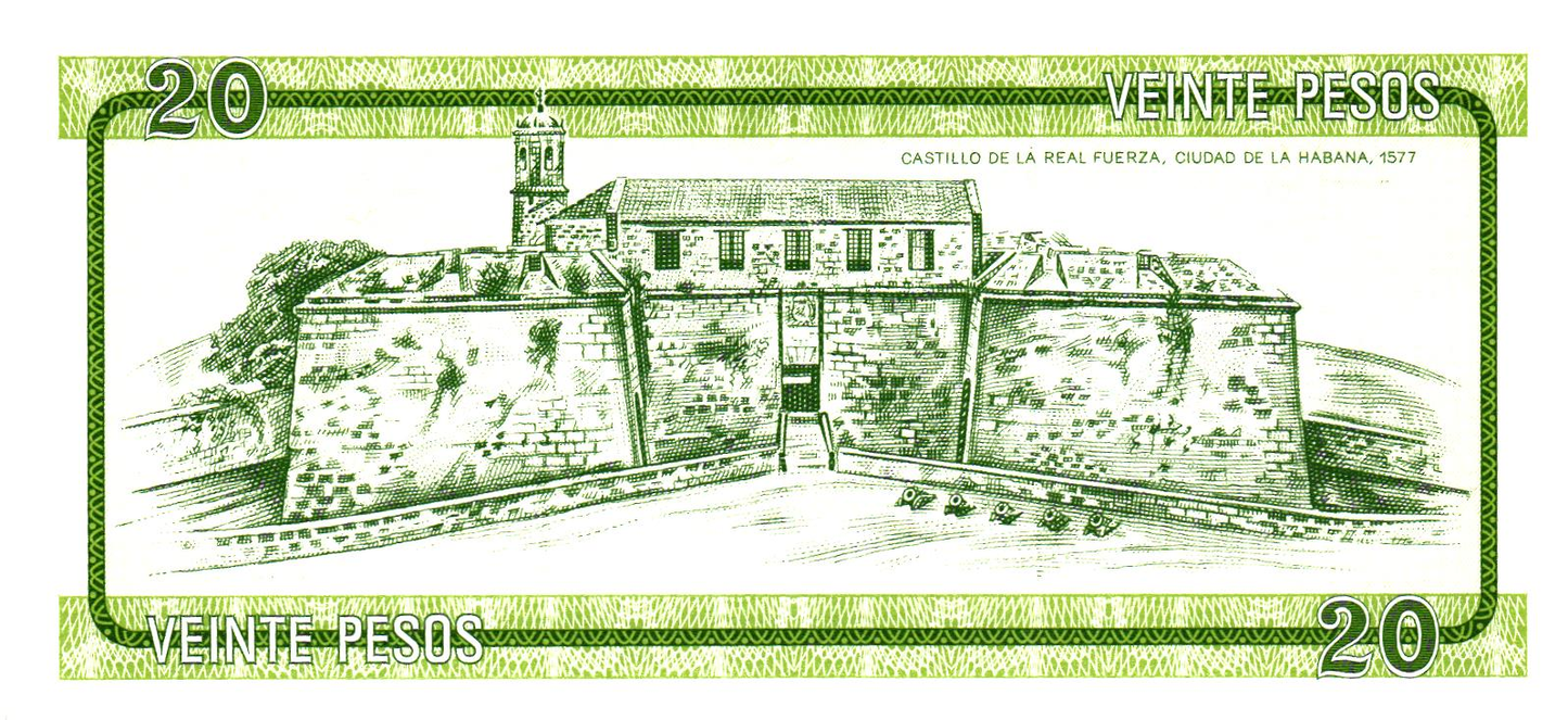 Cuba Set: 1, 5,10,20 pesos ND, B, UNC