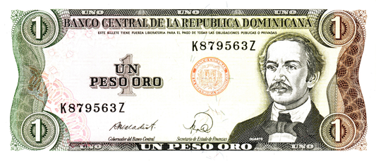 Dominican Republic 1 Peso Oro 1988, P126, UNC