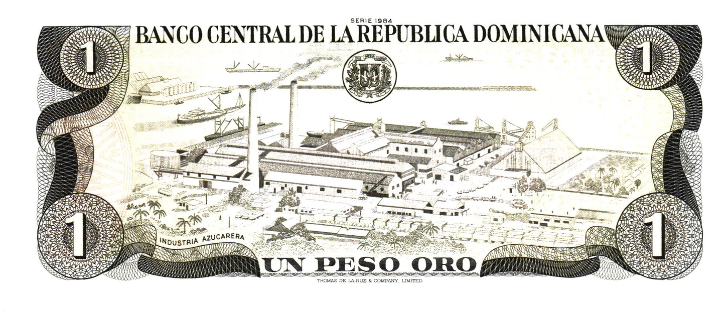 Dominican Republic 1 Peso Ore 1984, P126a, UNC