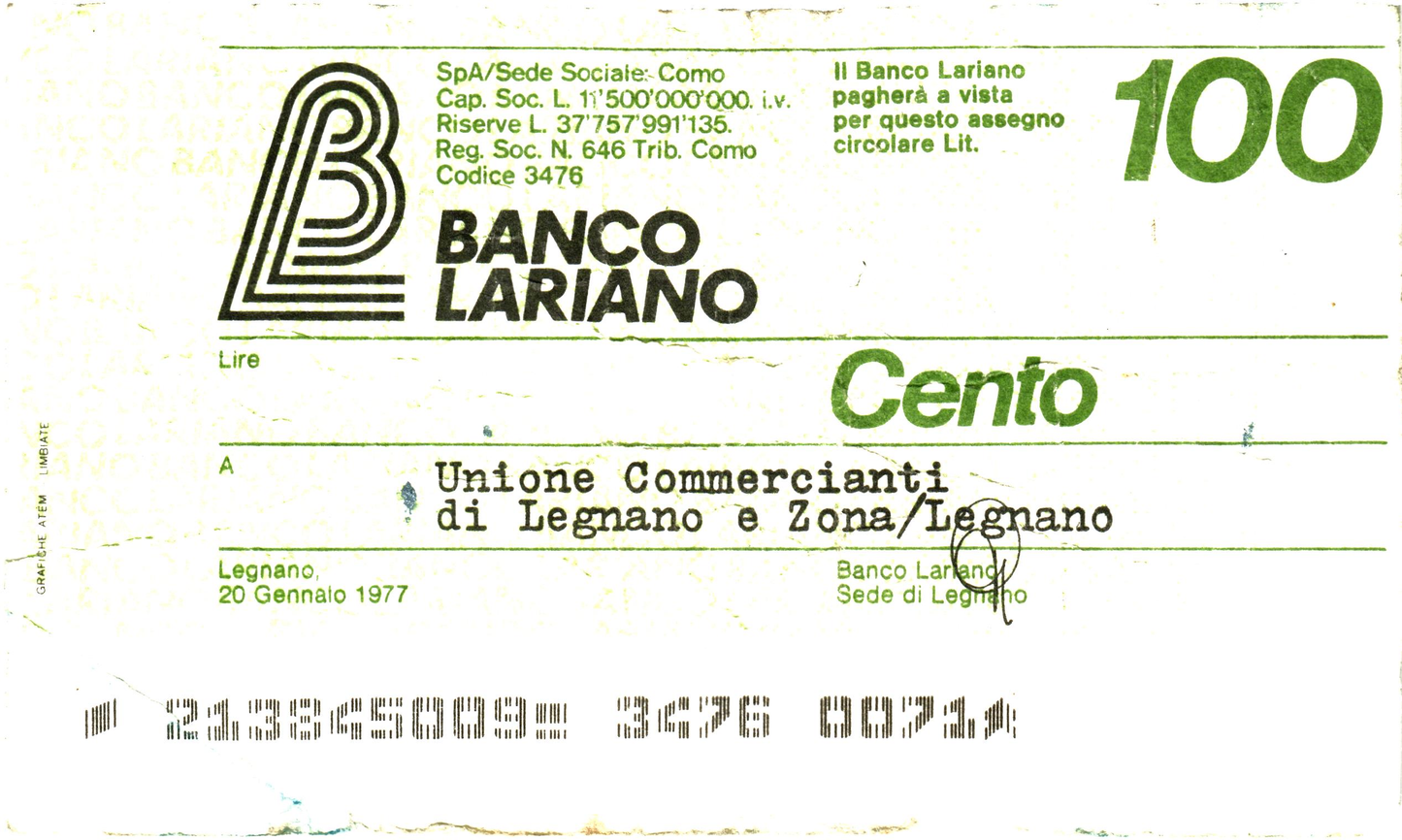 Emergency Issues: Italy 100 Lira 1976-1977, N298911, VG