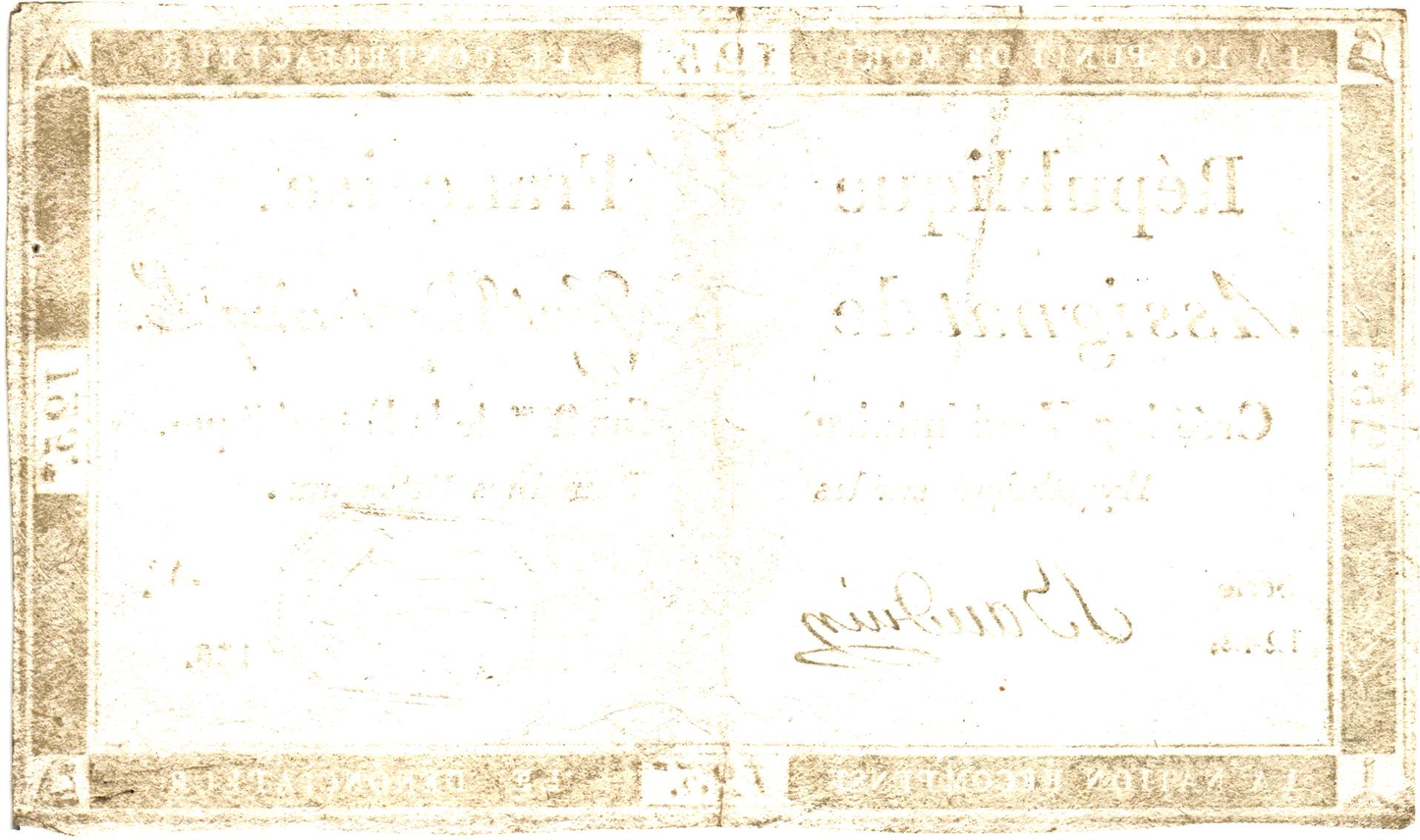 France Assignat 125 Livres,  A74, Lafaurie 169, EX