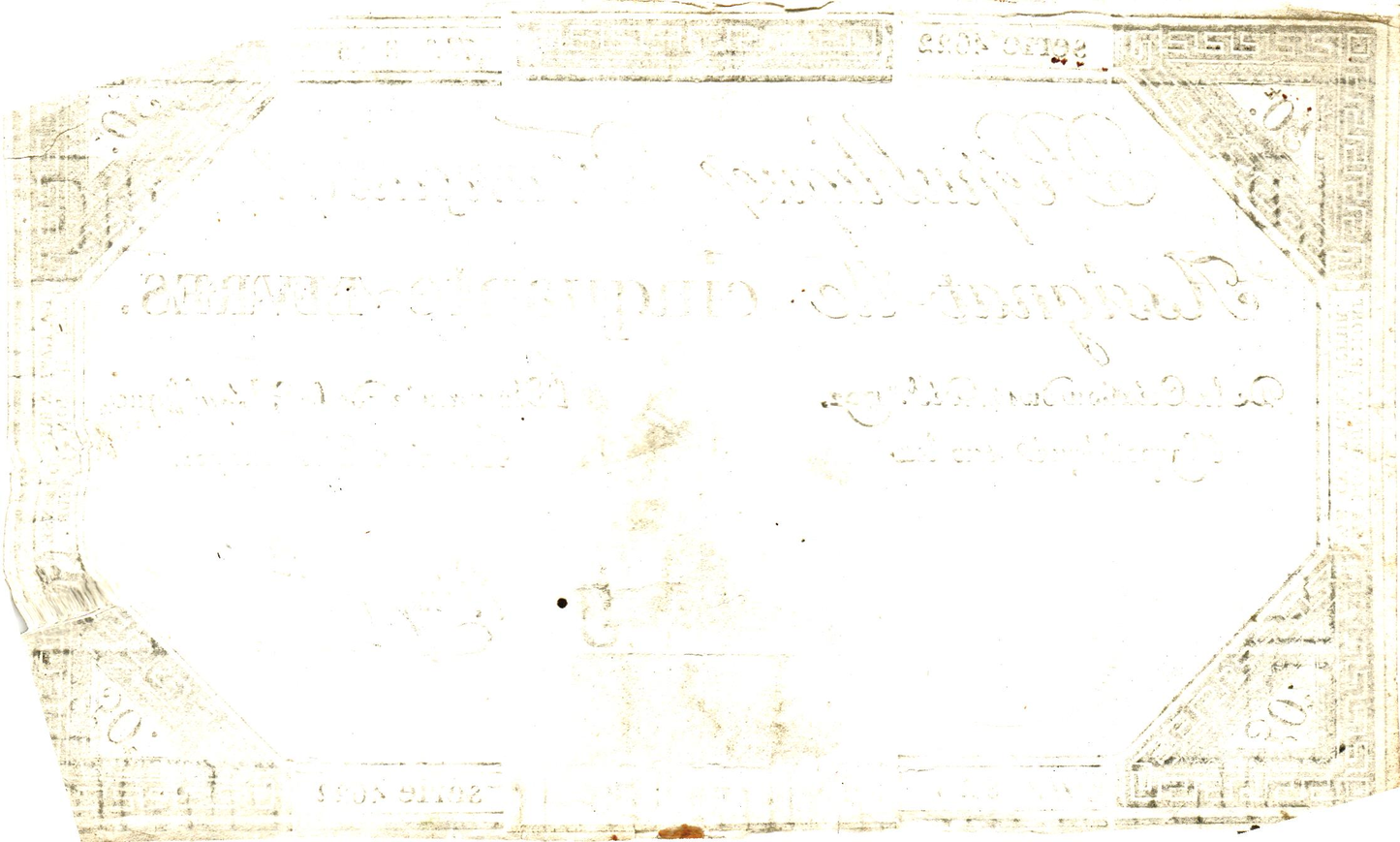 France Assignat 50 LIvres 1792, PA72, Lafaurie 164, EX