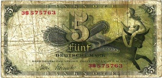 Germany, 5 Deutsche Mark 1948, Frankfurt Am Main, P13, G
