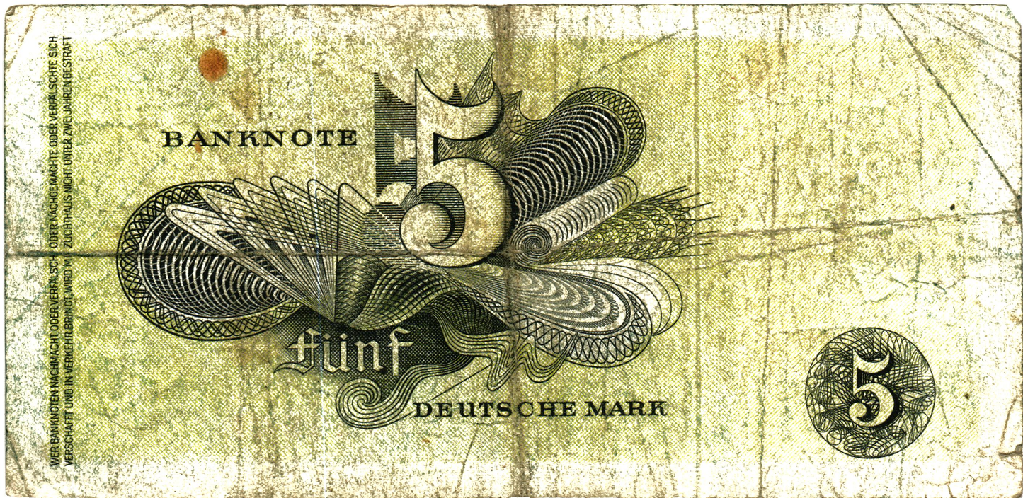 Germany, 5 Deutsche Mark 1948, Frankfurt Am Main, P13, G v2