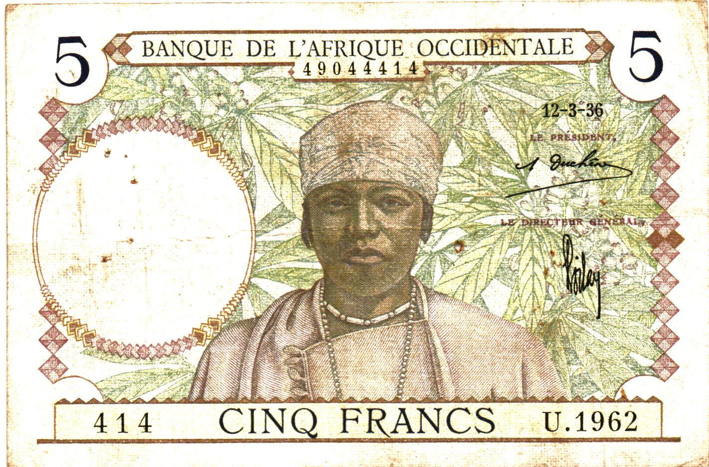 French Colonies : Lot of 13 banknotes
