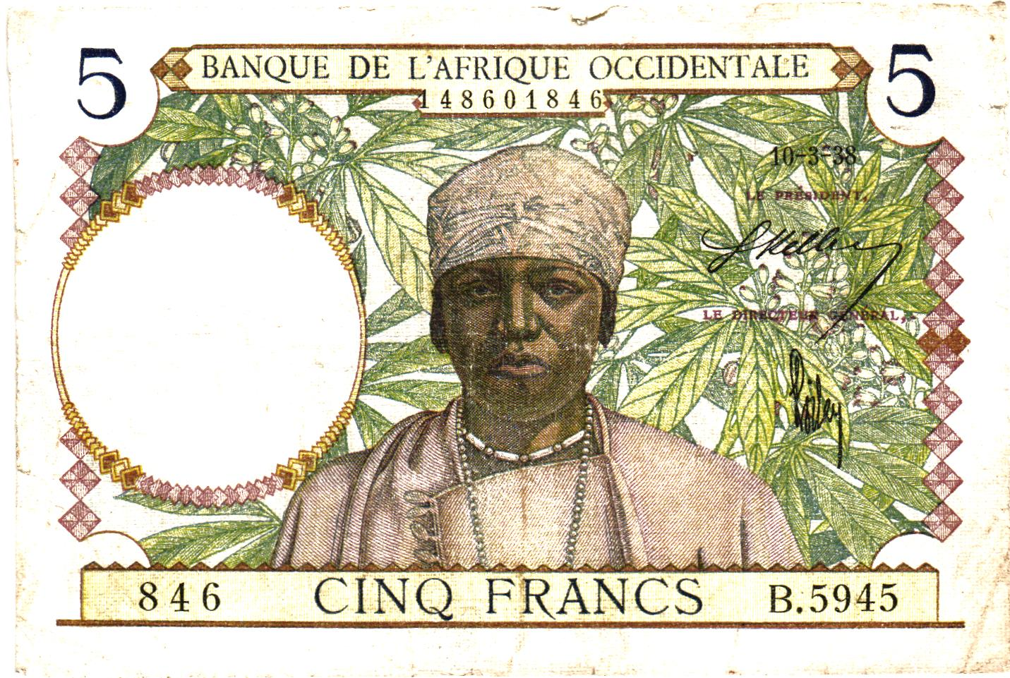 French Colonies : Lot of 13 banknotes