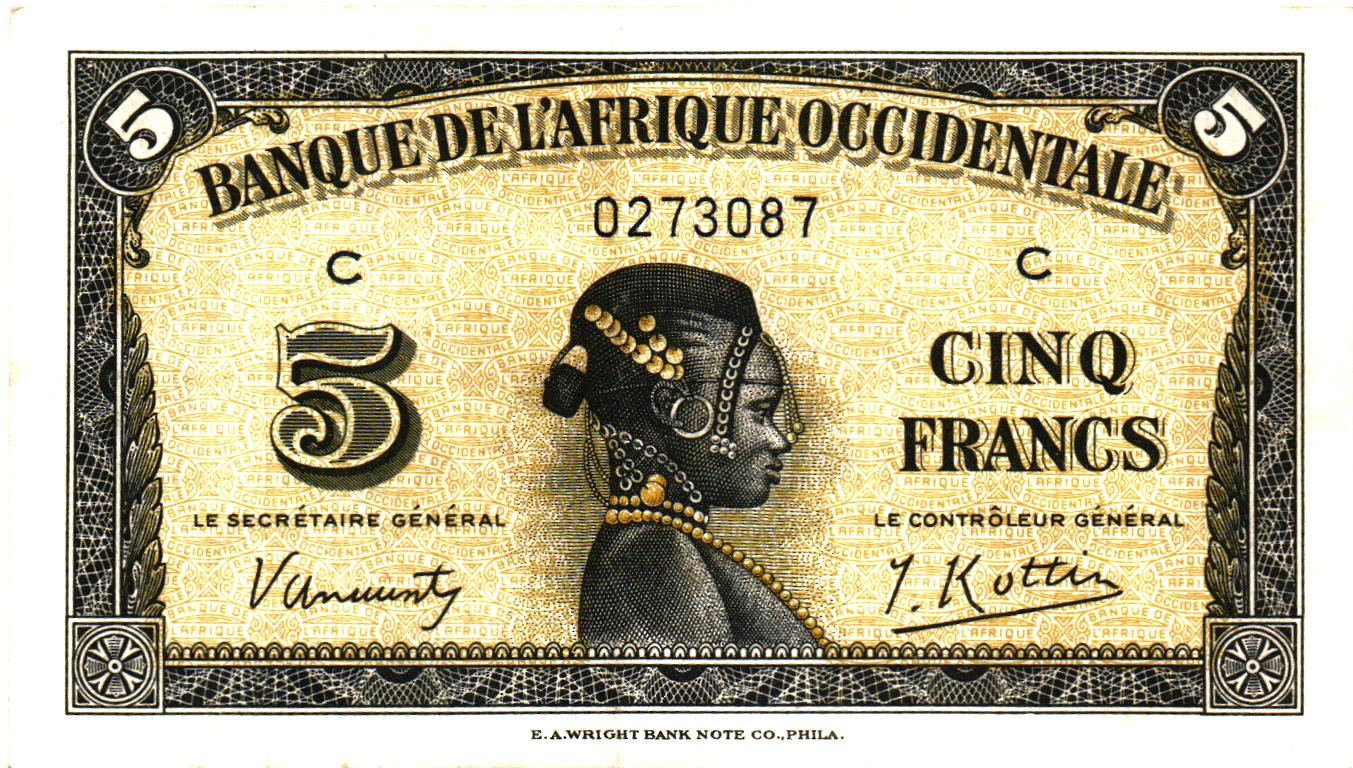 French Colonies : Lot of 13 banknotes