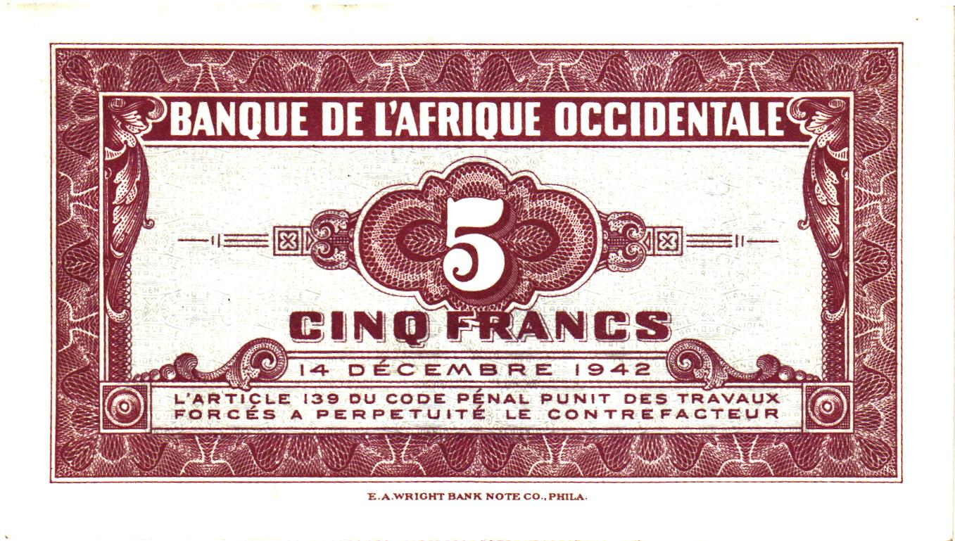 French Colonies : Lot of 13 banknotes