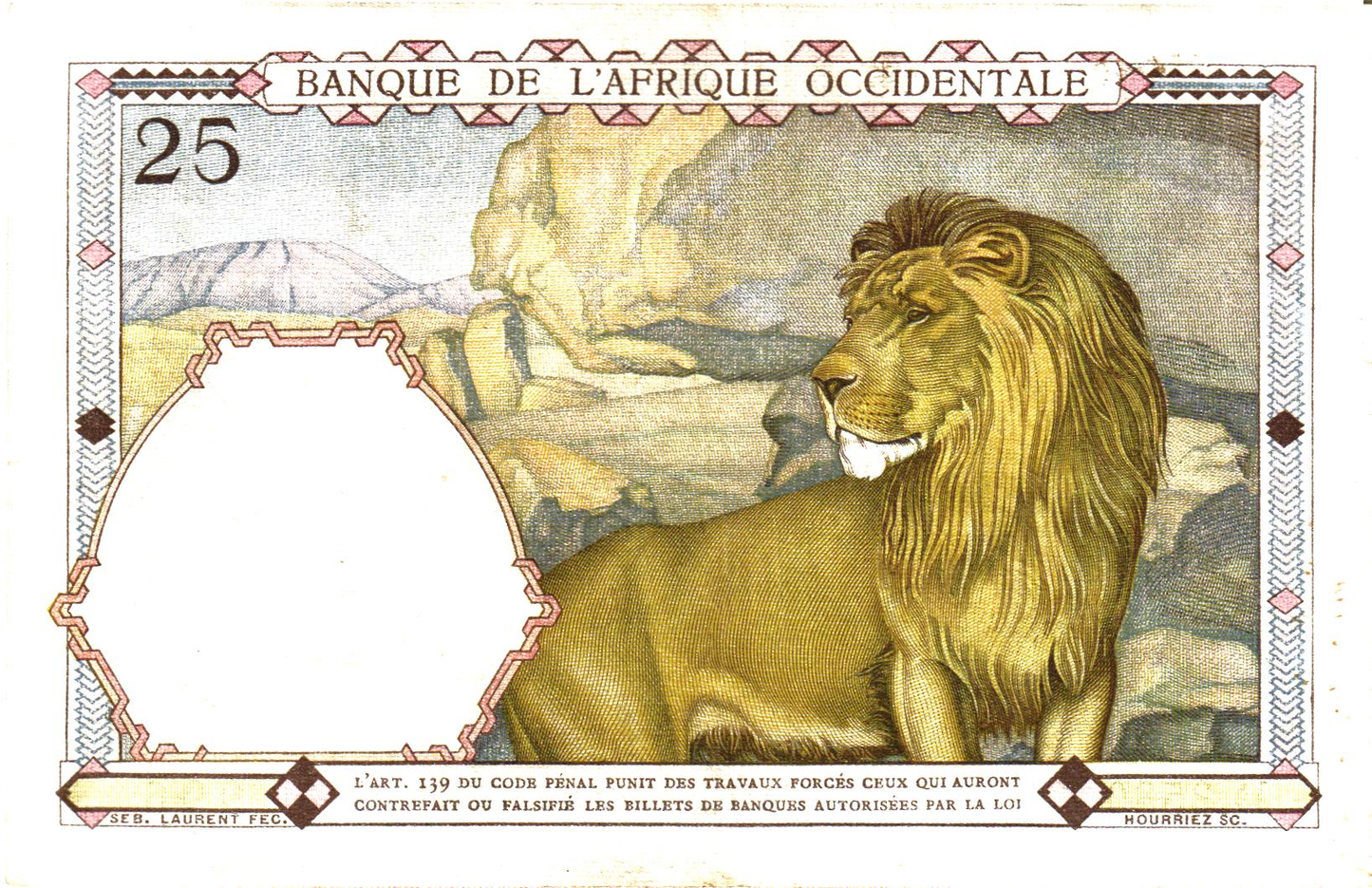 French Colonies : Lot of 13 banknotes