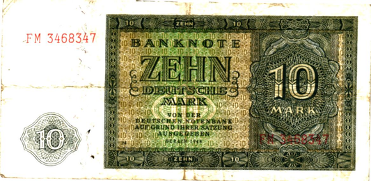Germany 10 Mark 1948, P12b, VG