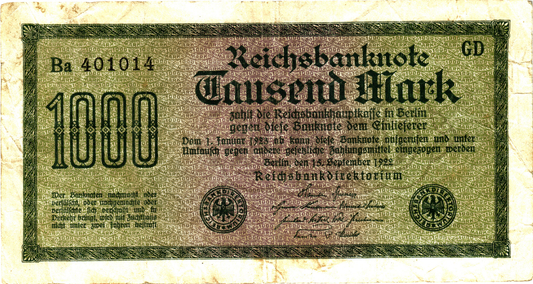 Germany 1000 Mark, P76, VG