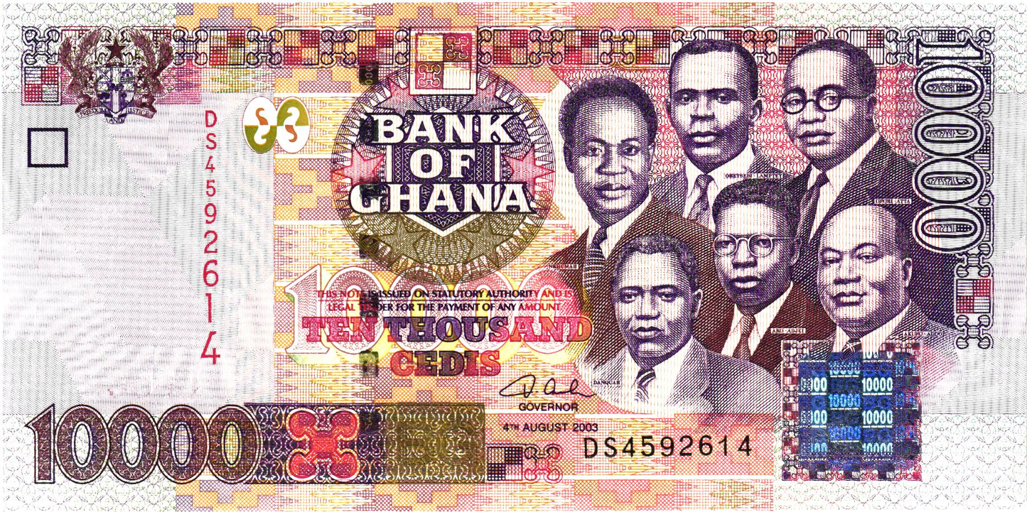 Ghana 10000 Cedis 2003, P35b, UNC