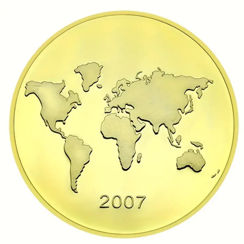 Coins 7 Wonders of the World Gilded