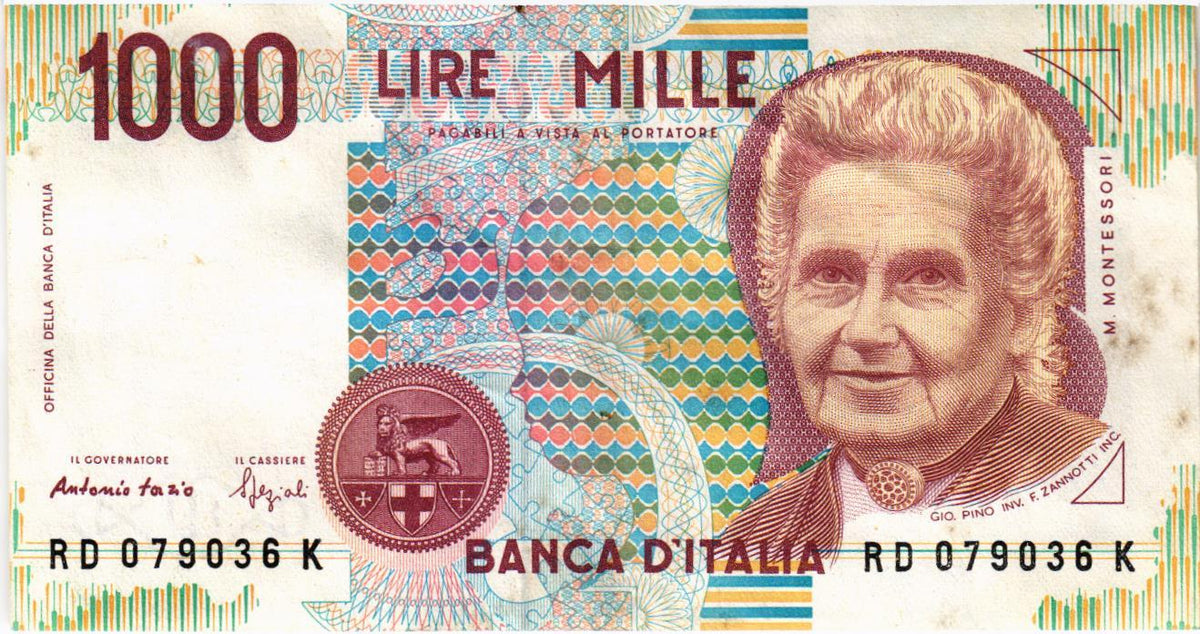 Italy 1000 Lire 1990, P114b, G