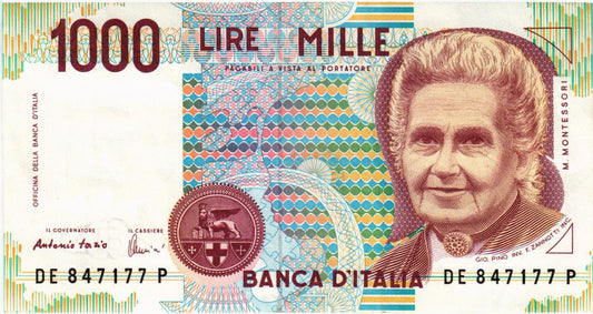 Italy 1000 Lire 1990, P114c, aUNC