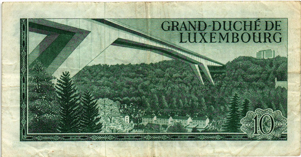 Luxembourg 10 Francs 1967, P53a, F