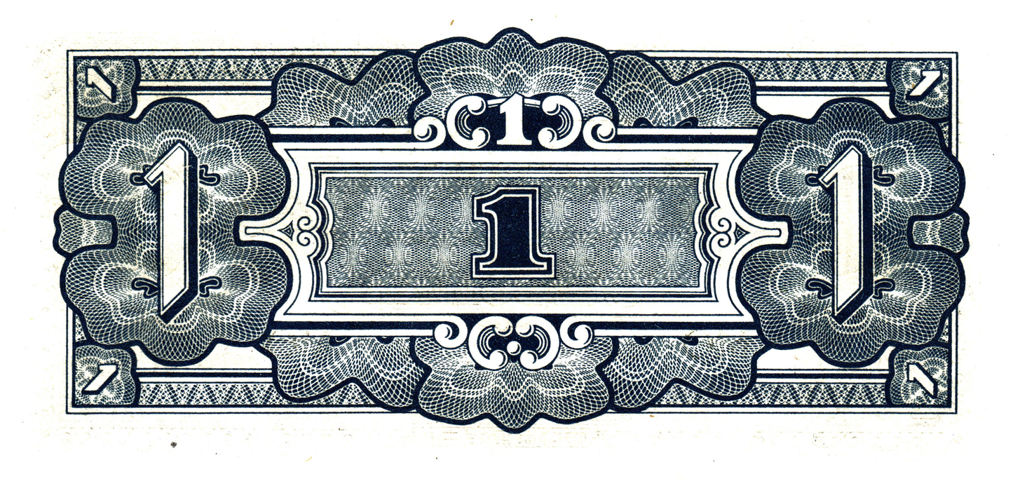 Malaya 1 Dollar "Banana Money" ND (1942-1945), PM5c, UNC