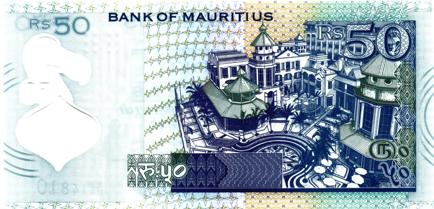 Mauritius 50 Rupees 2013, P65, UNC