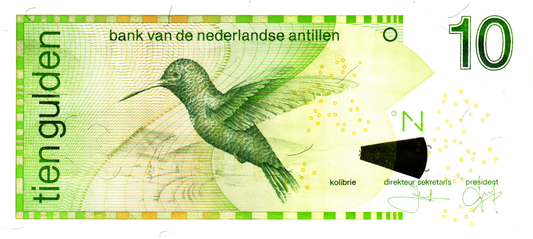Netherlands Antilles 10 Gulden 2003; P28c, UNC