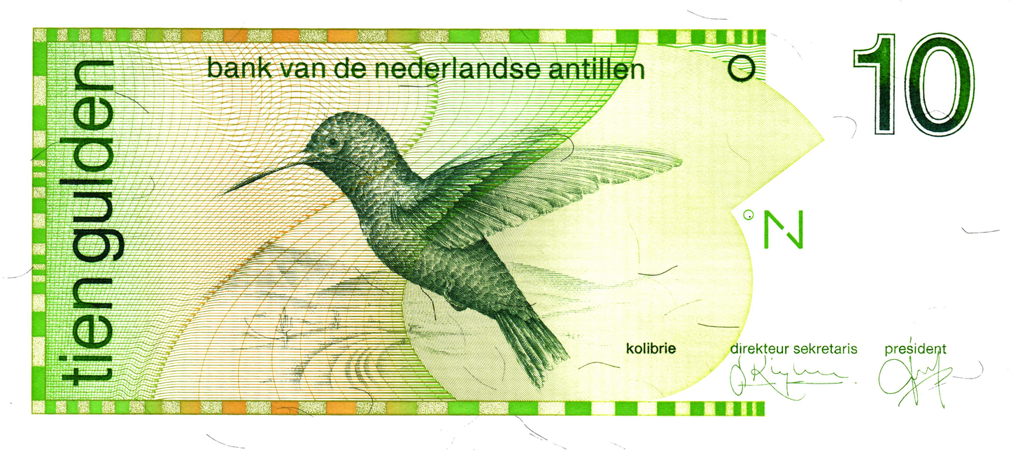 Netherlands Antilles 10 Gulden 1994, P23c, UNC