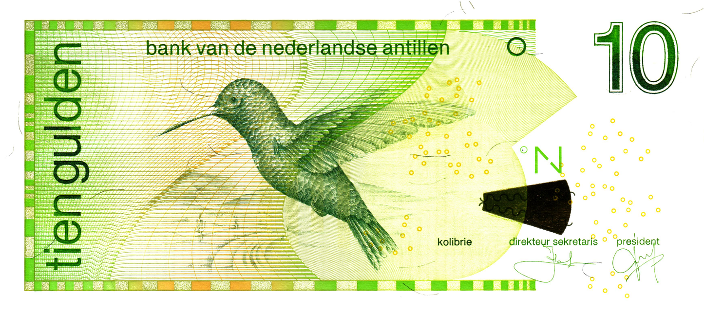 Netherlands Antilles 10 Gulden 2003; P28c, UNC