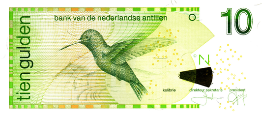 Netherlands Antilles 10 Gulden 2003; P28c, UNC