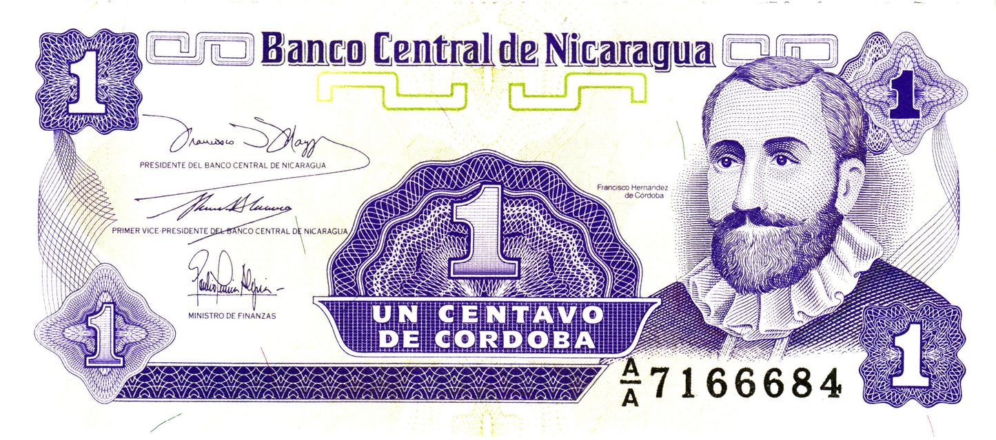 Nicaragua 1 Centavo + 25 Centavo ND, P167+P168, UNC