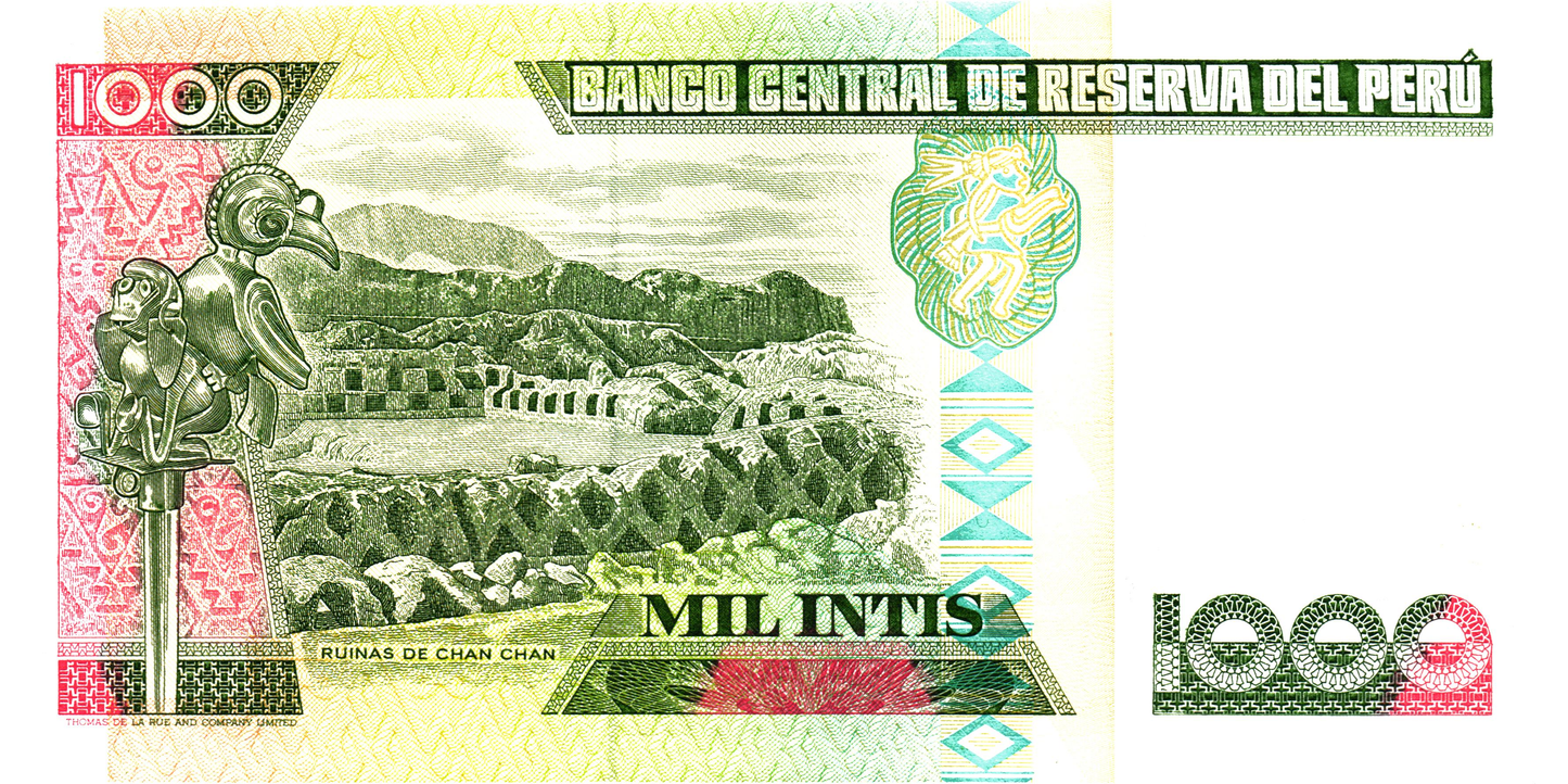 Peru 1000 Intis 1988, P136, UNC