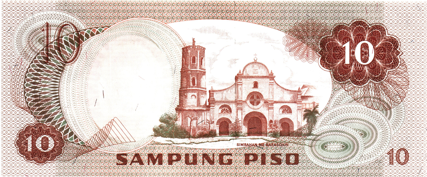 Philippines 10 Pesos ND, P154, UNC