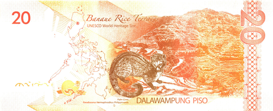 Philippines 20 Pesos 2010, P206, UNC