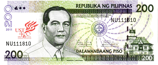 Philippines 200 Piso 2011, P212C, UNC
